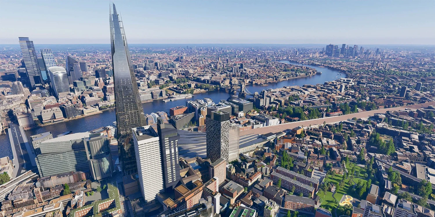 3D model of a development on the London skyline, rendered by Intelligent Mobile's 3D platform